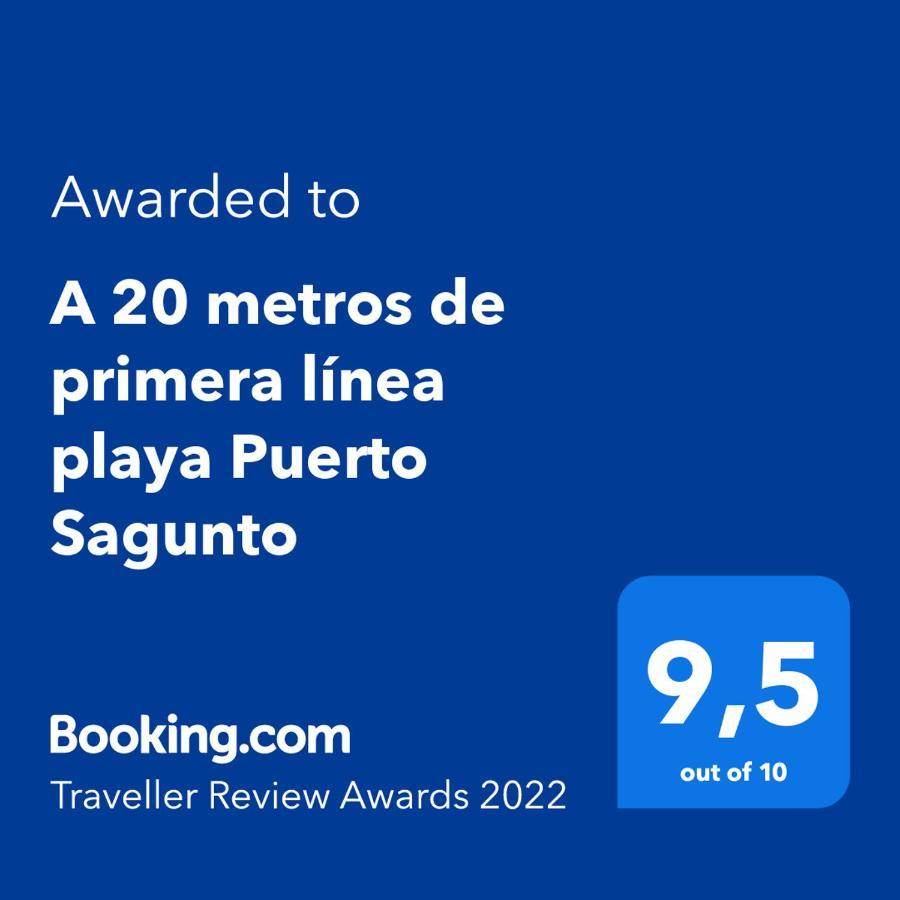 A 20 Metros De Primera Linea Playa Puerto Sagunto Ascensor Wifi Buitenkant foto